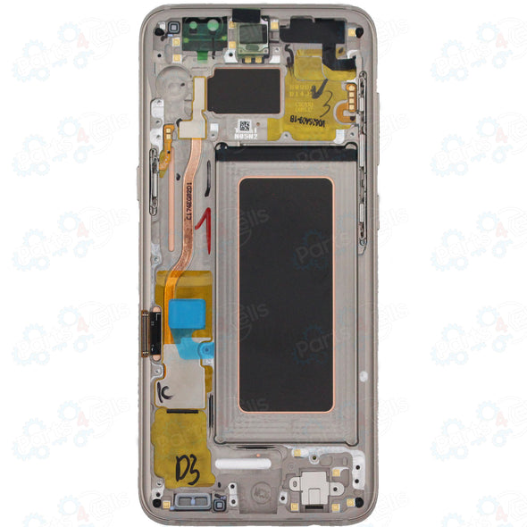 Samsung S8 LCD With Touch + Frame Gold