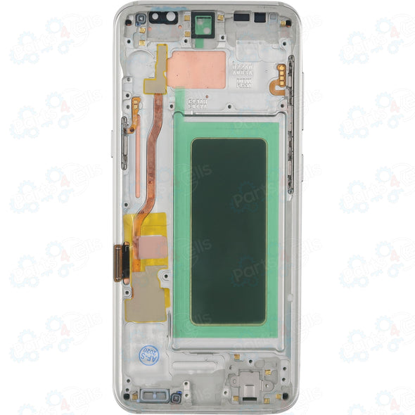 Samsung S8 LCD With Touch + Frame Silver