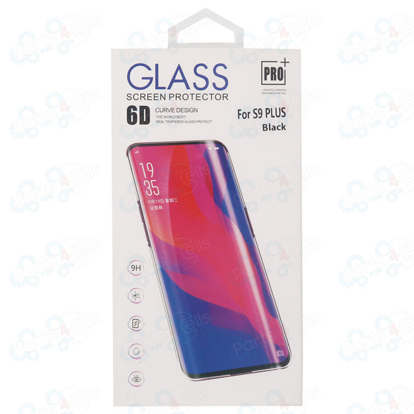 Samsung S8 Plus / S9 Plus Full Cover 6D Tempered Glass Retail Packing