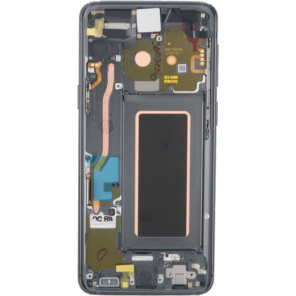 Samsung S9 LCD with Touch +Frame Grey SERVICE PACK