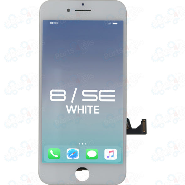 Brilliance Pro iPhone 8 / SE (2020) LCD with Touch and Back Plate White