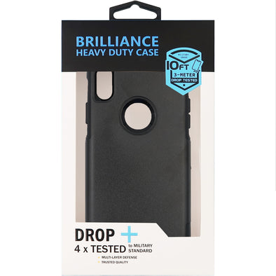 Brilliance HEAVY DUTY iPhone XS Max Traveler Series Case Black