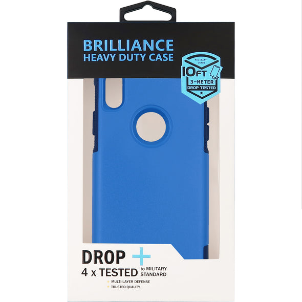 Brilliance HEAVY DUTY iPhone XS Max Traveler Series Case Blue