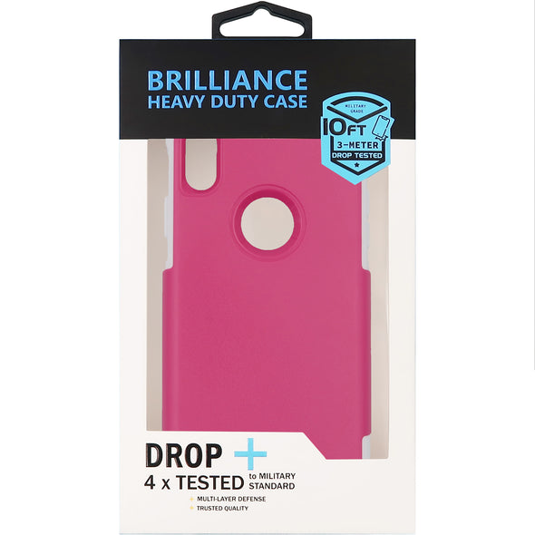 Brilliance HEAVY DUTY iPhone XS Max Traveler Series Case Pink