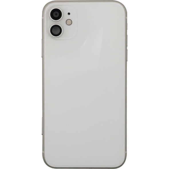 iPhone 11 Back Housing w/ Small Parts White (No Logo)