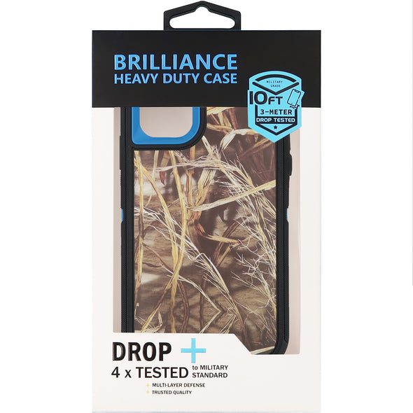 Brilliance HEAVY DUTY iPhone 11 Camo Series Case Blue