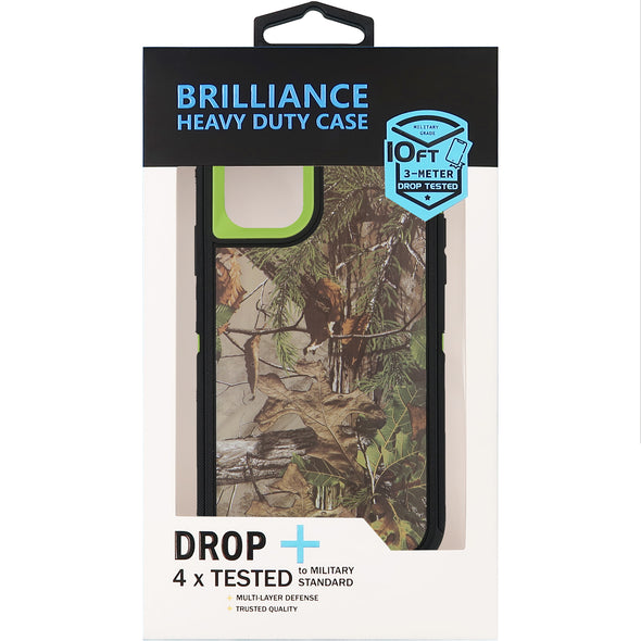 Brilliance HEAVY DUTY iPhone 11 Camo Series Case Green