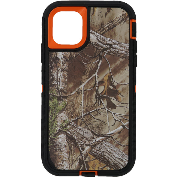 Brilliance HEAVY DUTY iPhone 11 Camo Series Case Orange