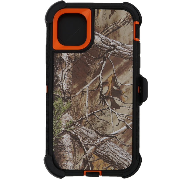 Brilliance HEAVY DUTY iPhone 11 Camo Series Case Orange