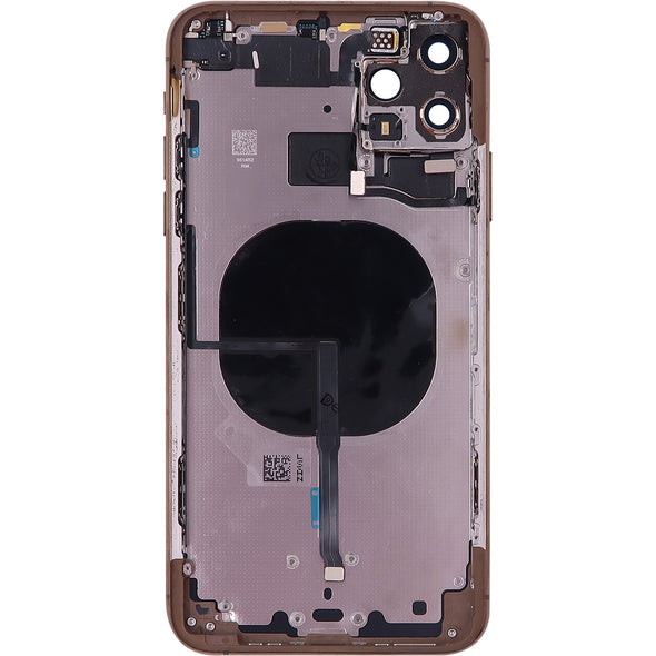 iPhone 11 Pro Back Housing w/ Small Parts Gold (No Logo)