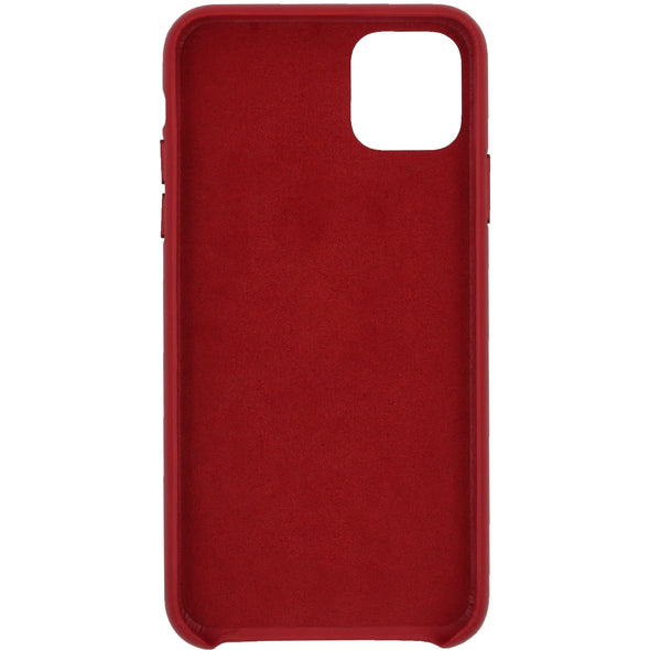 iPhone 11 Pro Max Leather Case Red