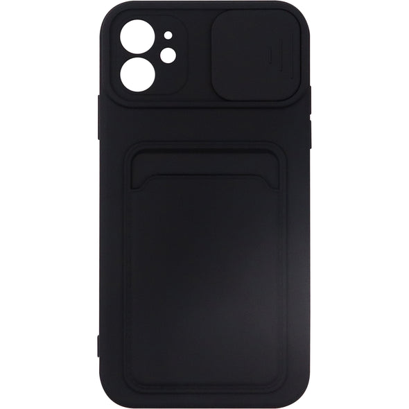 Brilliance LUX iPhone 11 Push window card case Black