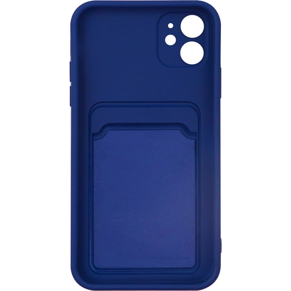 Brilliance LUX iPhone 11 Push window card case Navy Blue