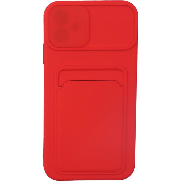 Brilliance LUX iPhone 11 Push window card case Red