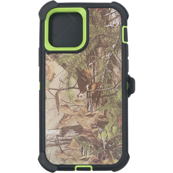 Brilliance HEAVY DUTY iPhone 12 / iPhone 12 Pro Camo Series Case Green