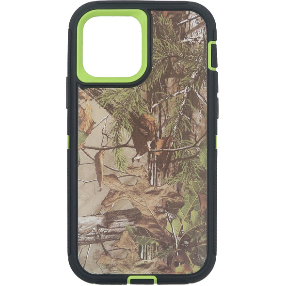 Brilliance HEAVY DUTY iPhone 12 / iPhone 12 Pro Camo Series Case Green