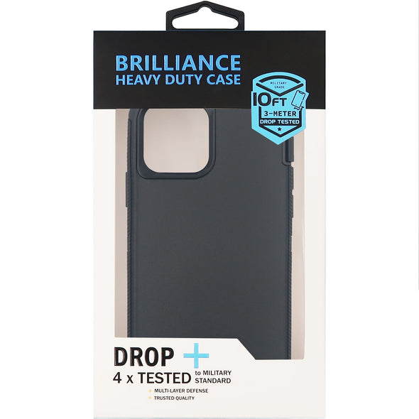 Brilliance HEAVY DUTY iPhone 12 / iPhone 12 Pro Pro Series Case Black