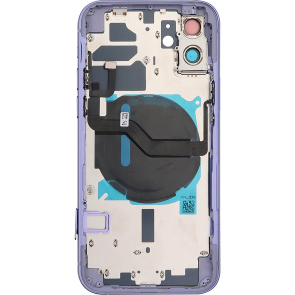 iPhone 12 Mini Back Housing w/ Small Parts Purple (No Logo)