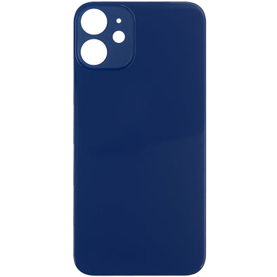 iPhone 12 Mini Back Glass Without Lens Blue