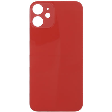 iPhone 12 Mini Back Glass Door without Camera Lens Red NO LOGO