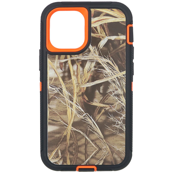 Brilliance HEAVY DUTY iPhone 12 Mini Camo Series Case Orange