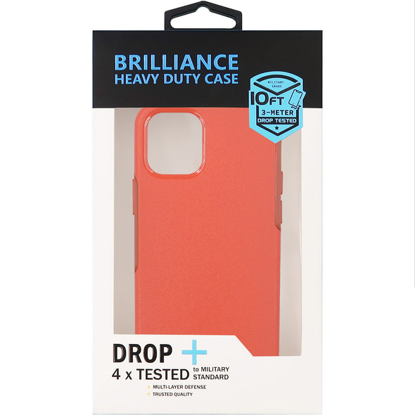 Brilliance HEAVY DUTY iPhone 12 Mini Slim Series Case Red