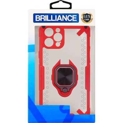 Brilliance LUX iPhone 12 PRO Vulcan Warrior Case Red