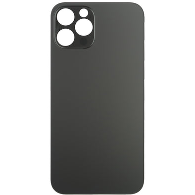 iPhone 12 Pro Back Glass Without Lens Black