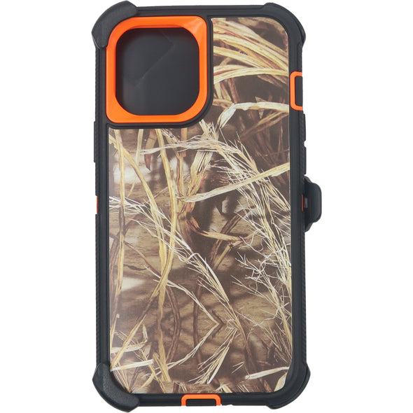 Brilliance HEAVY DUTY iPhone 12 Pro Max Camo Series Case Orange