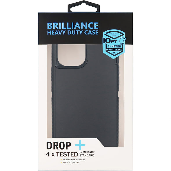 Brilliance HEAVY DUTY iPhone 12 Pro Max Pro Series Case Black