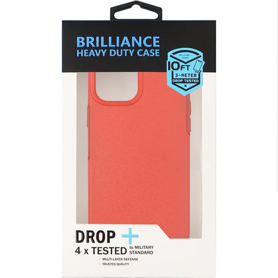 Brilliance HEAVY DUTY iPhone 12 Pro Max Slim Series Case Red