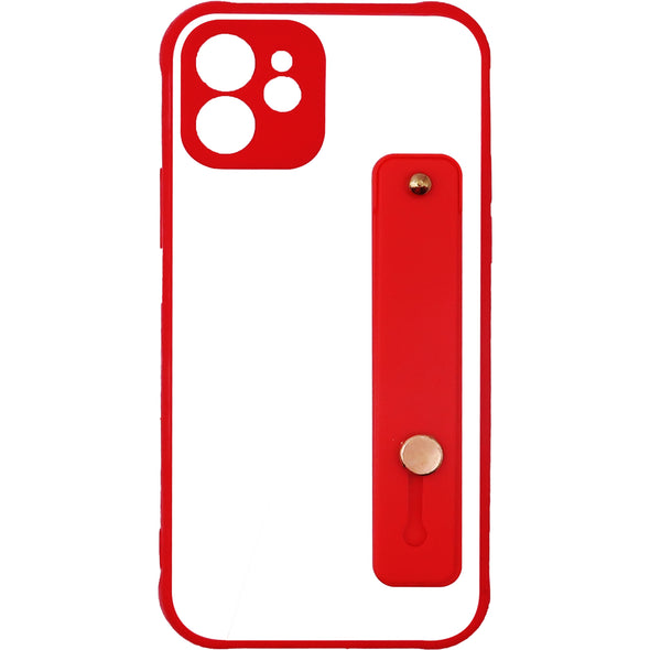 Brilliance LUX iPhone 12 Two-in-one fine Hole case Red