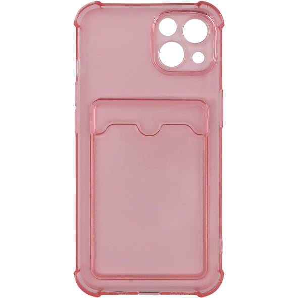 Brilliance LUX iPhone 13 Anti-Drop Card Holder Case Pink