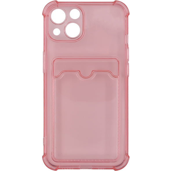 Brilliance LUX iPhone 13 Anti-Drop Card Holder Case Pink