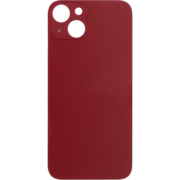 iPhone 13 Back Glass Door w/ Camera Lens Red (No Logo)