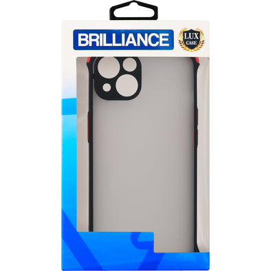 Brilliance LUX iPhone 13 Hawkeye Anti Fall Skin Feel Combo Case Black