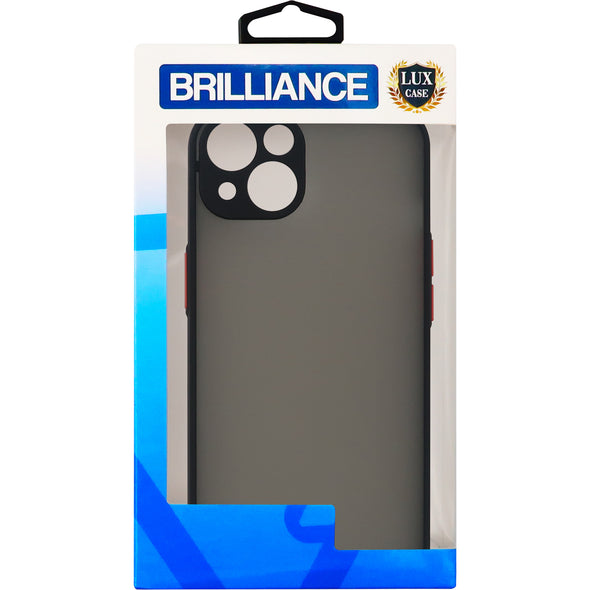 Brilliance LUX iPhone 13 Hawkeye Skin Feel Combo Case Black