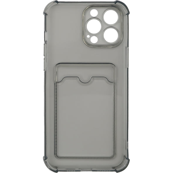 Brilliance LUX iPhone 13 Pro Max Anti-Drop Card Holder Case Gray