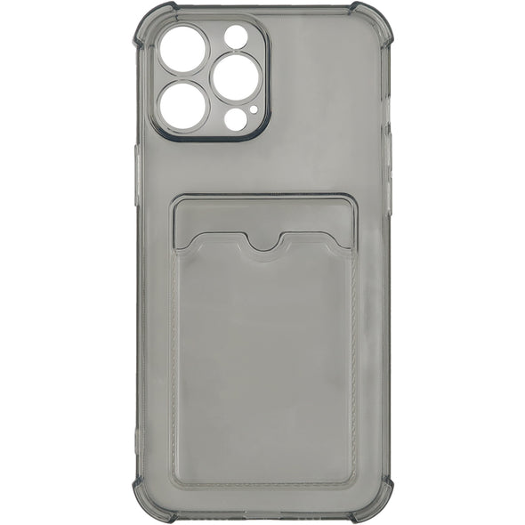 Brilliance LUX iPhone 13 Pro Max Anti-Drop Card Holder Case Gray