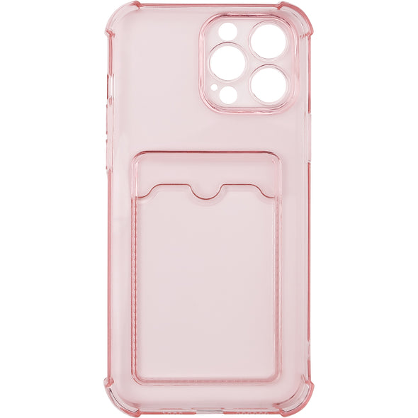 Brilliance LUX iPhone 13 Pro Max Anti-Drop Card Holder Case Pink