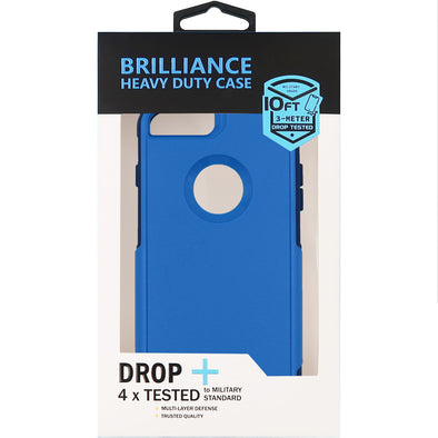 Brilliance HEAVY DUTY iPhone 7 Plus / 8 Plus Traveler Series Case Blue