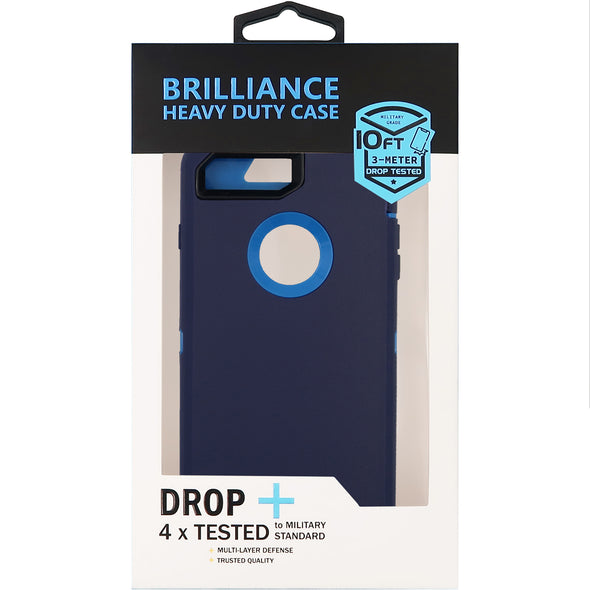 Brilliance HEAVY DUTY iPhone 7 Plus / 8 Plus Pro Series Case Blue