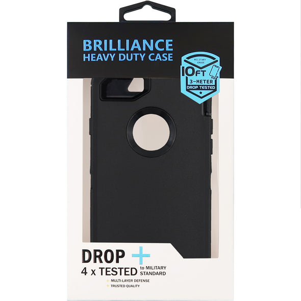 Brilliance HEAVY DUTY iPhone 7 / 8 Pro Series Case Black