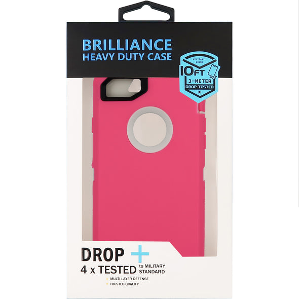 Brilliance HEAVY DUTY iPhone 7 / 8 Pro Series Case Pink