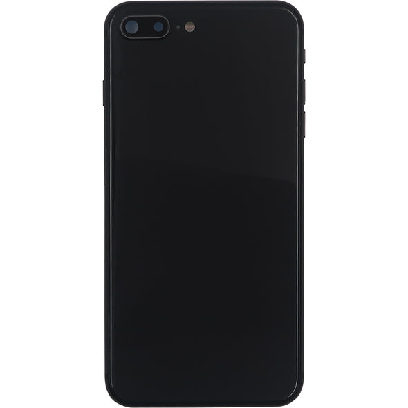 iPhone 8 Plus Back Housing w/ Small Parts Black (No Logo)