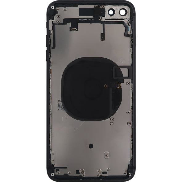 iPhone 8 Plus Back Housing w/ Small Parts Black (No Logo)