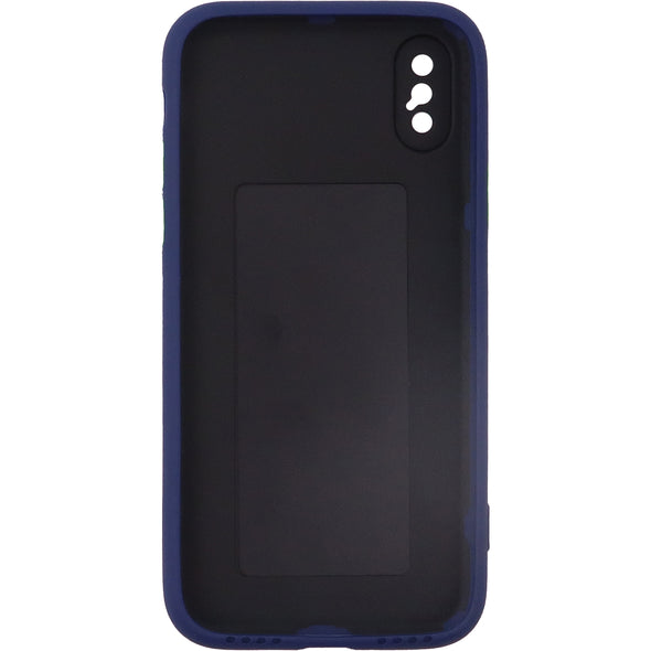 Brilliance LUX iPhone X Two-tone Skin Feel Functional Case Navy Blue