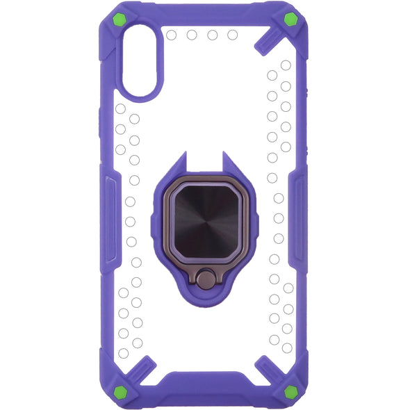 Brilliance LUX iPhone X Vulcan Warrior Case Purple