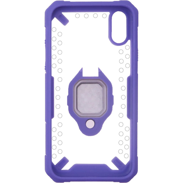 Brilliance LUX iPhone X Vulcan Warrior Case Purple