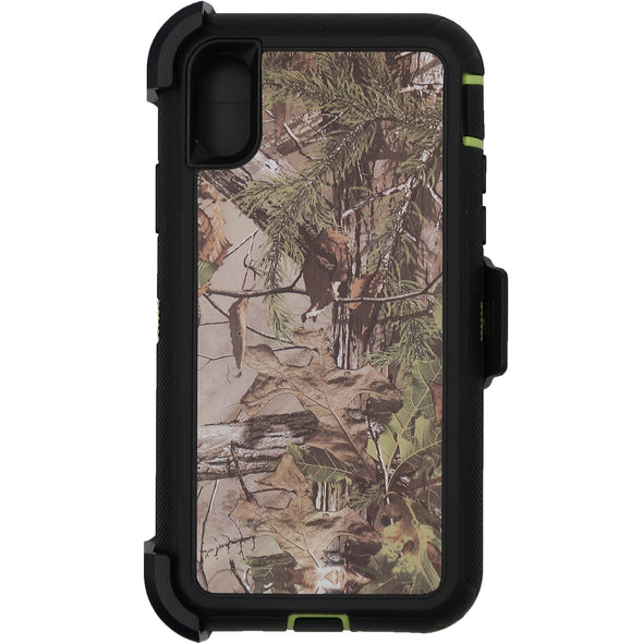 Brilliance HEAVY DUTY iPhone X / XS Camo Series Case Green